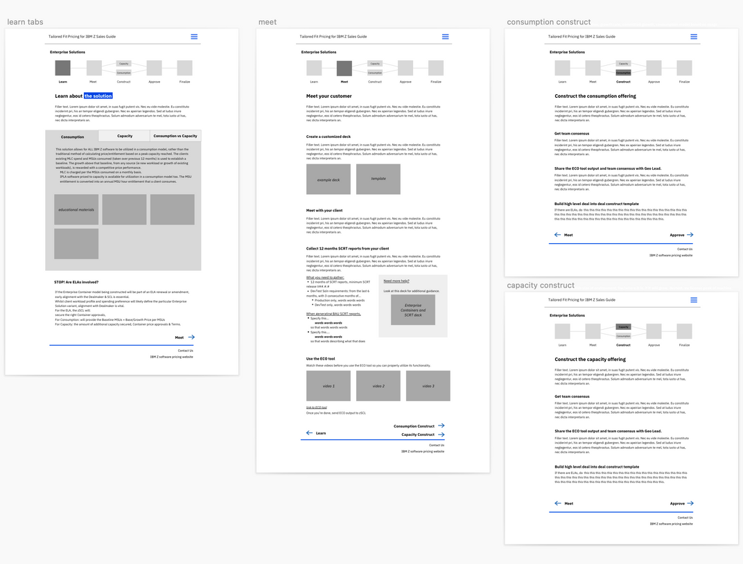 low fidelity screens